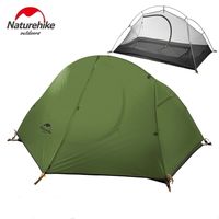 Cycling Single Tents Waterproof 1 2 Person Backpacking Trekking Mountain PU4000 Camping Tent Ultralight 220627