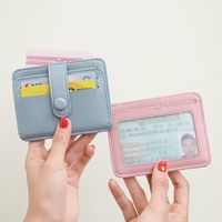 Mini Small Card Bag Women's Compact Ultra-Thin Multi-Card Driver License Document Bag All-In-One XY-KB402