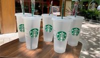 Mermaid Goddess Starbucks 24oz 710ml Plastic Mugs Tumbler Re...