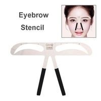Stainless Steel Microblading Eyebrow Ruler Permanent Makeup Accessories Tattoo Supplies Whole 3D Eyebrow Shaping Stencil Measu289H