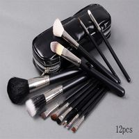 NEW good quality -Selling Makeup Brush 12 pcs Set Pouch Professional Brush242Z