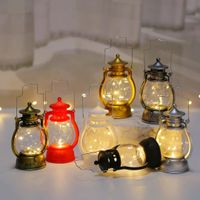 2022 Christmas Retro Small Oil Lamp Light Lights Decorações de Natal para casa Presentes de Ano Novo Navidad Ornamentos Noel Natal