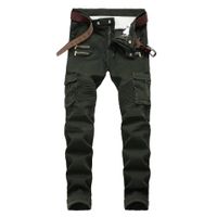 Men jeans Biker Punk Style Cargo Pocket Jeans Skinny Famous ...