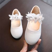 Baby Girls Sandalen Süße runde Zehen Blume Perlen Tanzschuhe Kleinkinder Kinder Mädchen Prinzessin Schuhe Sandalen Single Schuhe Sandale Fülle 220527