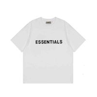 T-shirt da uomo Caopi nebbia di alta qualità Doppio filo Essentials Street Tridimensionale Glue Droping Manica corta T-shirt da uomo e da donna Amanti Tunv