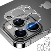 Com a caixa de varejo 3D Câmera Protetor de vidro temperado Filme de vidro para iPhone 12 13 mini 11 Pro Max X XS XR Tampa completa