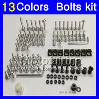 Fairing bolts full screw kit For KAWASAKI NINJA ZX6R 94 95 96 97 ZX-6R 6 R ZX 6R 1994 1995 1996 1997 Body Nuts screws nut bolt kit251n