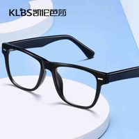 Sunglasses Trendy blue light proof flat lens men's box tr pin transparent frame women can be equipped with myopia 6BVW