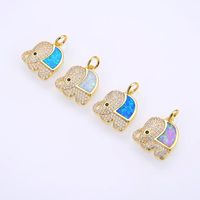 Pendant Necklaces Opal High-grade Cute Elephant Accessories Material Ms Charm Necklace Is Tie-in Dress Jewelry Diy Manual As A GiftPendant