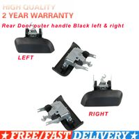 Black Rear Left   Right Outer Door Handle For Nissan Pathfin...