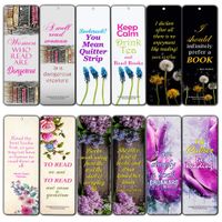 Bookmark Creanoso Ispiting Floral Reading Gifts for Women 60Pack Six Assorted Quality Bookmarks BK Set Girl Girls Girls Ladies Wif Amyll