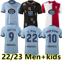22 23 CELTA DE VIGO Centenário Jerseys Iago Aspas 2022 2023 Away Camiseta Nolito F.Beltran Hugo Mallo Solari S.
