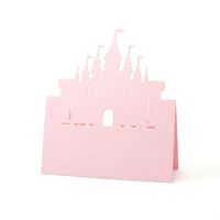 Personalised Castle Place Cards - Escort Cards, Princess Wedding, Fantasy Bridal shower, Custom Fairy Tale Wedding 220429