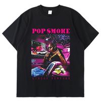 Vintage Cool Rap Pop Rauch Männer Frauen T -Shirt übergroße Freizeit O Hals Hip Hop Kurzarm T -Shirt Streetwear Männer T -Shirt 220608