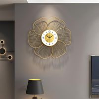 Wall Clocks Luxury Metal Clock Hands Mechanism Unusual Creative Designdigital Golden Deco Cuisine Decoration Living RoomWall
