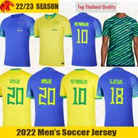 22 23 BRAZILS Camiseta de fútbol BRUNO G. 2022 2023 RAPHINHA COUTINHO JESUS VINI JR. PELE CASEMIRO brasil Camiseta de fútbol Jersey hombre Kit niños