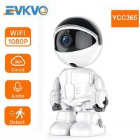 1080p Akıllı Robot Kamera HD IP Kamera WiFi Kablosuz Bebek Monitörü Hareket Algılama Gece Görme Güvenliği YCC365 APP314L
