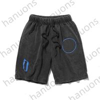 Clothing Shorts High Quality Off Mens Summer Casual Unisex Tape Print Mother of Printing x