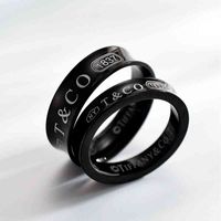 XUP8 T family t family 1837 couple ring men and women a pure silver pair of vegetarian s