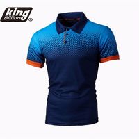 KB Männer Polo -Hemd Kurzärmel Kontrast Farbkleidung Sommer Streetwear Casual Fashion Tops GX220707