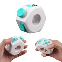 New Fidget Ring Decompression Toy Funny Finger Cube Rings Mu...