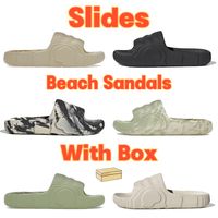Slippers de haute qualité hommes femmes sandales magic lime désert sable noir noir gris de plage de plage de plage diapositives de sandale Chaussures avec boîte