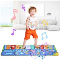 8 Types Multifunction Musical Instruments Mat Keyboard Piano Baby Play Mat Educational Toys for Children Kids Gift 220526