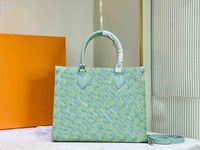 2022 Summer Stardust Collection Onthgo Tote Designer Luxury Bags Gradiente de cuero genuino MM Crossbody Shoulder Bolsas en el go M46168 Bolso de bolsos para mujer Bolsa de compras