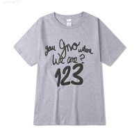American brand rrr123 rainbow greedy Snake Print short sleeve leisure high street loose men&#039;s and women&#039;s T-shirt