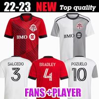 Gracz Wersja 2022 2023 MLS Toronto FC Soccer Jersey 22 23 daleko Mężczyźni # 17 Altidore # 10 Pozuelo Soccer Shirt Koszula Toronto Morrow Bradley Mundur piłkarski Jersey