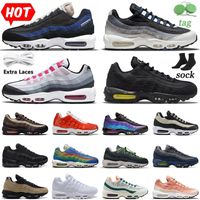 Dark Army Hot Pink Fashion Airmx Max 95 Running Shoes 95S GEEDY 3.0 WOLF IRRON AMAX Sneakers White Multi Light Photo Navy Blue Women Mens Trainers Sport Storlek 46