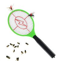 Outdoor Gadgets Summer Operated Hand Racket Electric Mosquito Swatter Insect Home Garden Pest Bug Zapper Killer224l