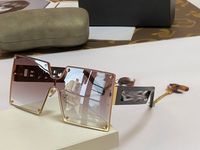 Модельер-дизайнерские солнцезащитные очки унисекс для мужчины и женщины Rimless Square Ceece Peece Lens Coted Blue UV400 Поляризованные очки заклепки роскошные женские оттенки.