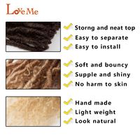 Costume Accessories 24 Inch Crochet Braids Hair Synthetic Hair Colors Ombre Senegalese Twist Crochet Braid Hair Extension High Temperature F