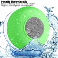 Mini Bluetooth-Lautsprecher tragbare wasserdichte drahtlose Freisprecheinweise für Duschen Badezimmer Sauger Bluetooth-Lautsprecher Sound Box