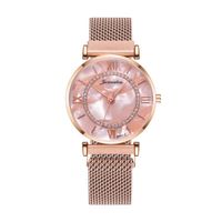 Montre-bracelets Luxury Rose Gold Watch Femme Bracelet Watchs Top Brand Ladies Casual Quartz Steel Women's Wristwatch Montre Femme Relogiow
