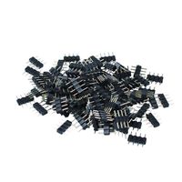 100pcs lot RGB connector 4pin needle male led conntor for 3528 5050 RGB led strip255x