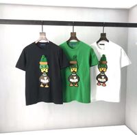 2022 Yeni Erkek T-shirt Tasarımcısı Tops Bahar Tatlım Tshirt Ultra-Gevşek Tees Yaz Spor Baskı Yuvarlak Yaka Kısa Kollu