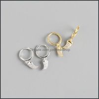 Hoop Hie Earrings Jewelry 100% Genuine 925 Sterling Sier For Women Geometric Pendant Earring Fine Party Gifts Yme659 Drop Delivery 2021 Sk