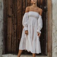 Compre al por mayor White Dress For Beach Party de bajo precio \u0026 de calidad  con envío gratuito | Es.DHgate