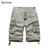 Pantanos cortos para hombres Summer Awear de trabajo para hombres Pantalones múltiples de cinco puntos sueltos Fashion Citymen's
