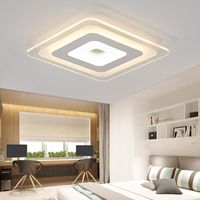 Luzes de teto Ultra-fino Lamparas de TechO Decoração de quarto leve Lâmpada moderna controle remoto Sala de estar FixtureCeiling