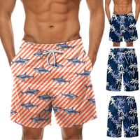 Shorts para hombres Camisa de baño para hombres Pantalones casuales de verano Pantalones deportivos estampados con machos de bolsillos
