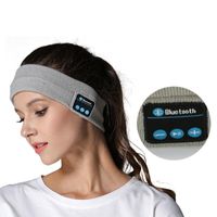 Basker Bluetooth Music Player Earphone Headband Hats Turban Sleeping Headwear hörlurar Högtalarens headset Fashion Running Sport Hat Scarf