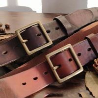 Belts Personalized Fashion Handmade Cowhide Belt Male Korean...