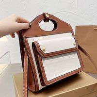 Crossbody Bag Women Handbags Messenger Bag Shoulder Handbag Purse Genuine Leather Canvas Exterior Pocket Fashion Letter Quality Gold hardware