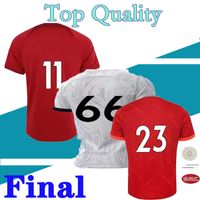 22 23 camisas de futebol origi 2022 2023 Mohamed futebol camisas de homens uniformes Alexander Arnold camisa versão final