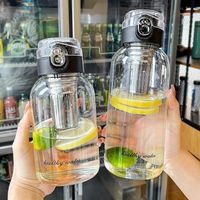 750 1000 1200 ML Borosilica Glass Infuser Bottle of with For...