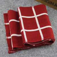 Bufandas de moda para niños a cuadros bufanda caddice tejido de tejidos de trajes de marea colocación de vestimenta -7380carves