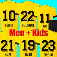 dortmund Borussia HAALAND REUS 21 22 camisa de futebol 2021 2022 camisa de futebol BELLINGHAM SANCHO HUMMELS BRANDT homens + crianças kit uniformes quarto 4º